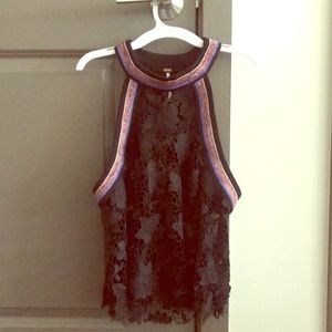 Free People Lace tank